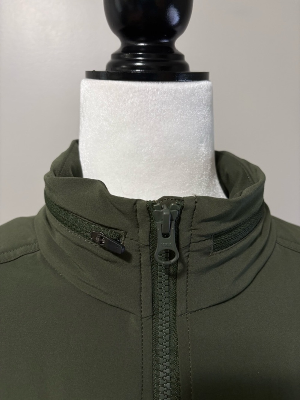 Zella Getaway Hooded Utility Jacket In Green Tactica - Picture 7 of 14